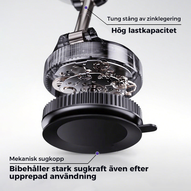 LumaTrust Magnetic Car Phone Holder with Vacuum Suction Power | Stornfield