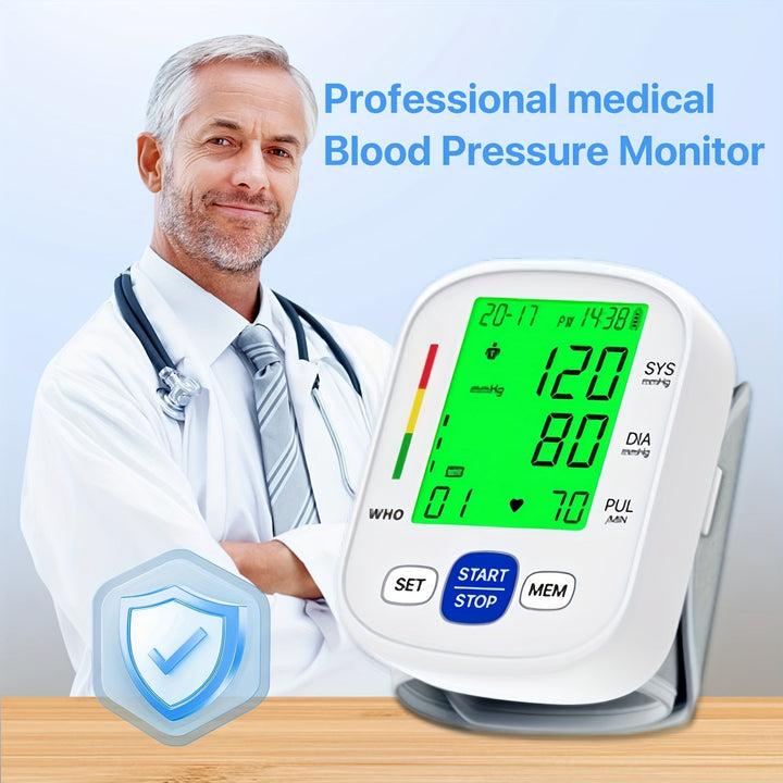 Wrist blood pressure monitor with illuminated display | Stornfield