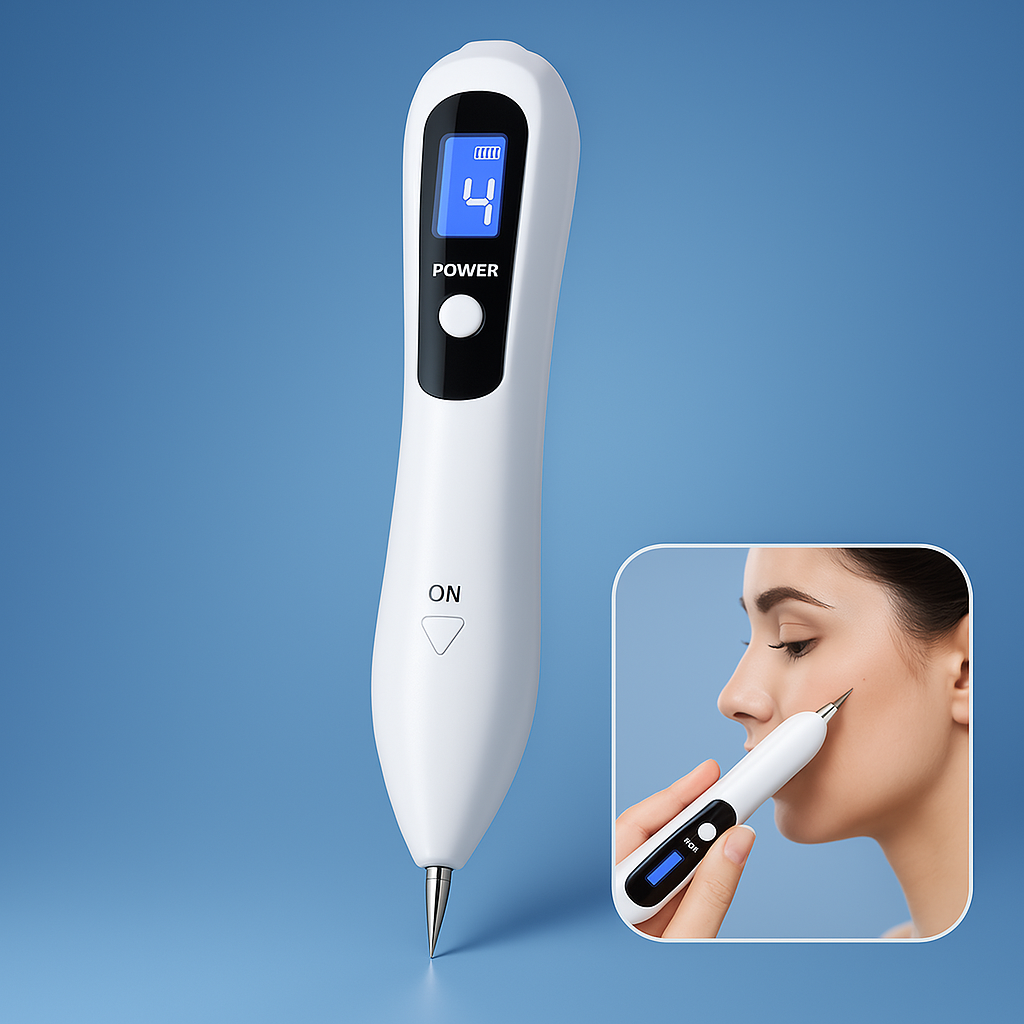 DermaGlow | Mole Removal Pen – Non-Invasive Plasma – Cordless & Rechargeable – At-Home Skin Tag & Freckle Treatment Stornfield
