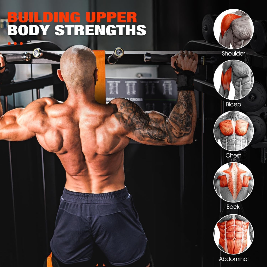 Pull-up assistance band with double foot system | Stornfield