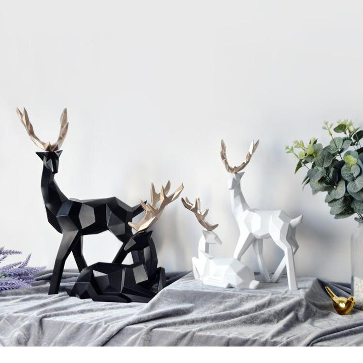 Stornfield | Abstract Deer Figures Pair