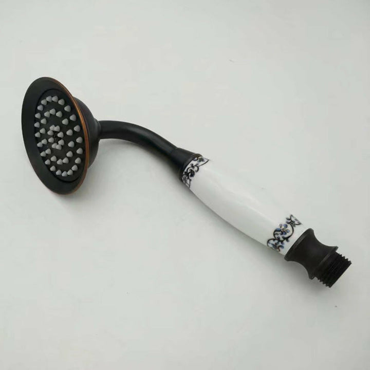 Stornfield | Traditional Handheld Shower Head with Hose Polished Brass Wall Mounted Shower Head