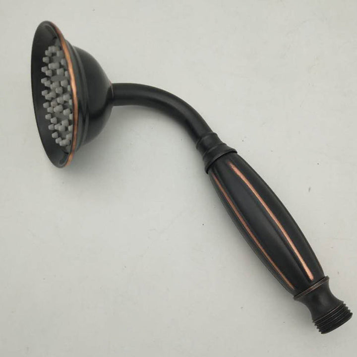 Stornfield | Traditional Handheld Shower Head with Hose Polished Brass Wall Mounted Shower Head