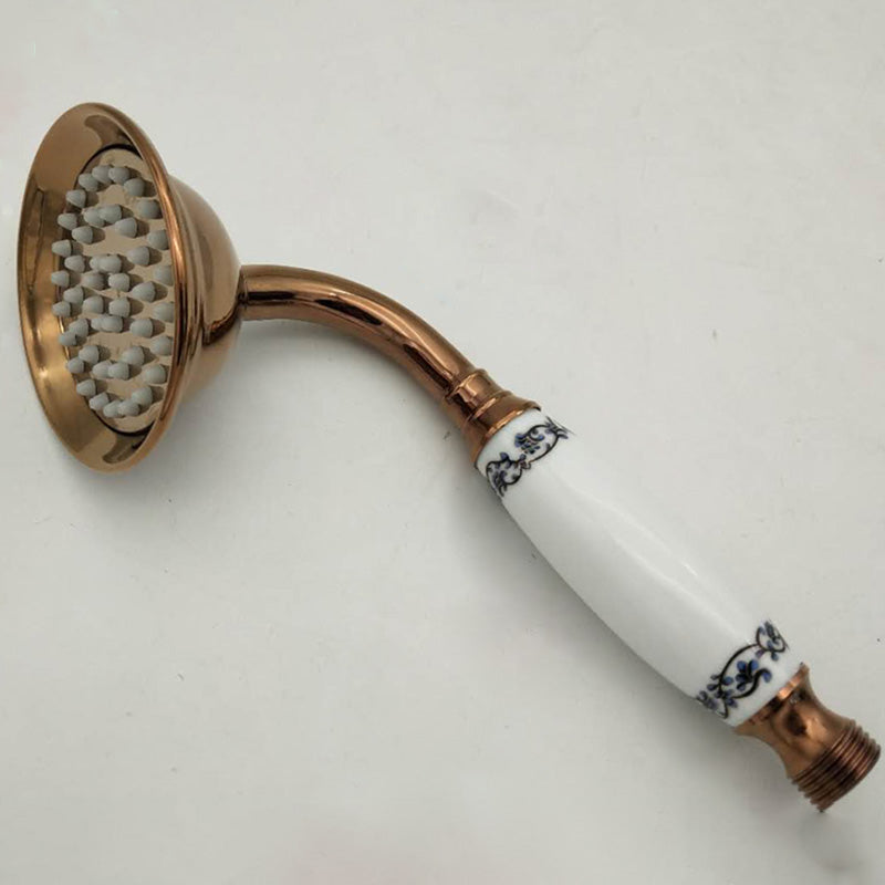 Stornfield | Traditional Handheld Shower Head with Hose Polished Brass Wall Mounted Shower Head