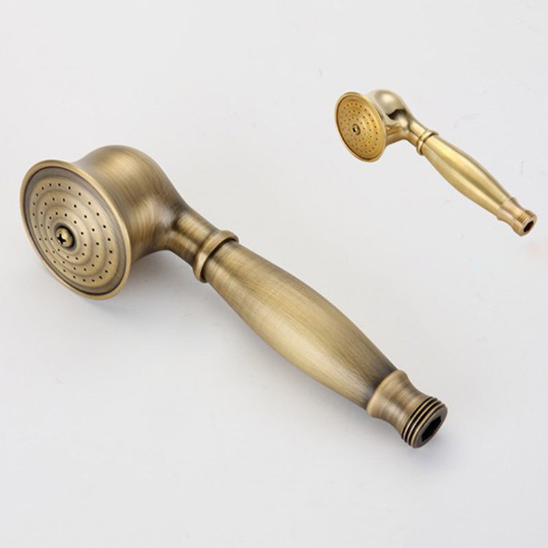 Stornfield | Traditional Handheld Shower Head with Hose Polished Brass Wall Mounted Shower Head