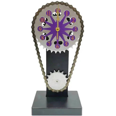 Stornfield | Watch Chain with Movement - Silent Rotating Table Clock