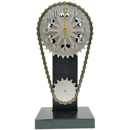 Stornfield | Watch Chain with Movement - Silent Rotating Table Clock