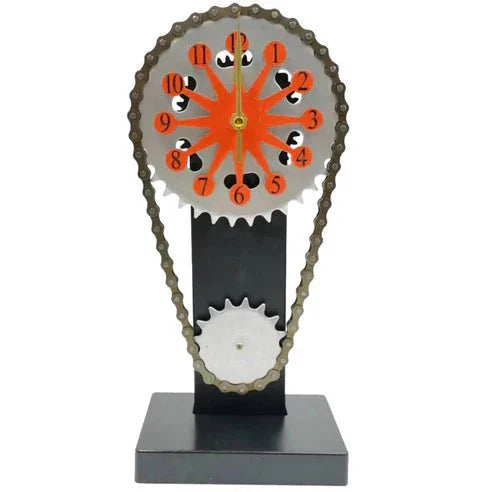 Stornfield | Watch Chain with Movement - Silent Rotating Table Clock