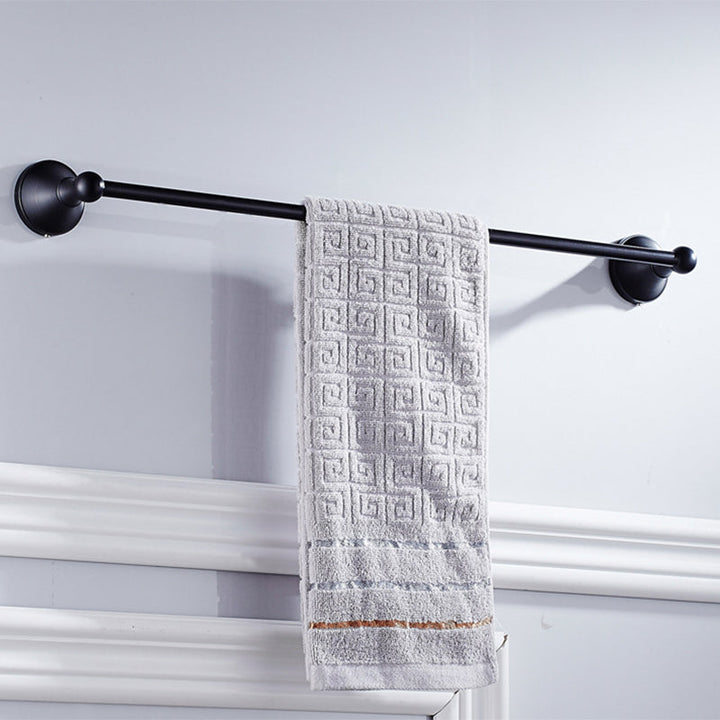 Stornfield | 4-Piece Metal Bathroom Set Traditional Style Black Bathroom Accessory Set