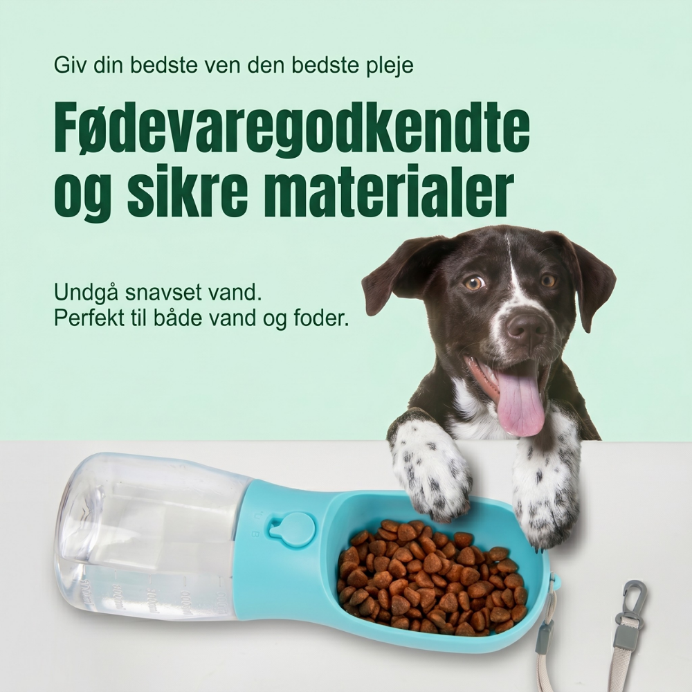 TrailBuddy™ – 3-in-1 Dog Water Bottle with Food Box | Stornfield
