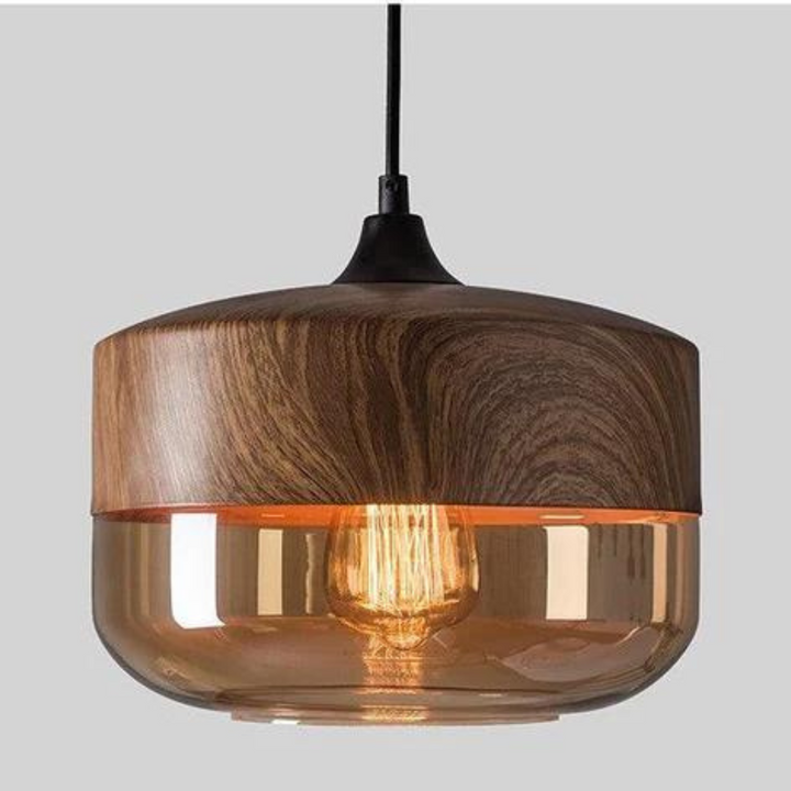 Stylish Scandinavian Wooden Ceiling Lamp - NordLuna | Stornfield