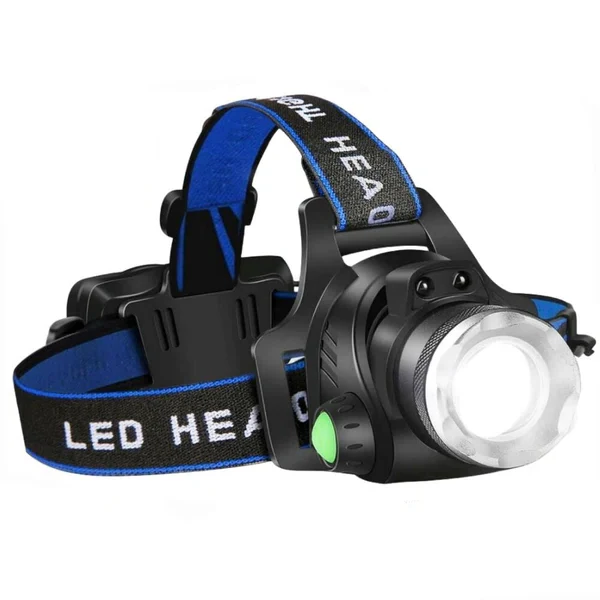 Stornfield | 300LM Rechargeable LED Headlamp Zoomable Torch Tactical Headlight Flashlight