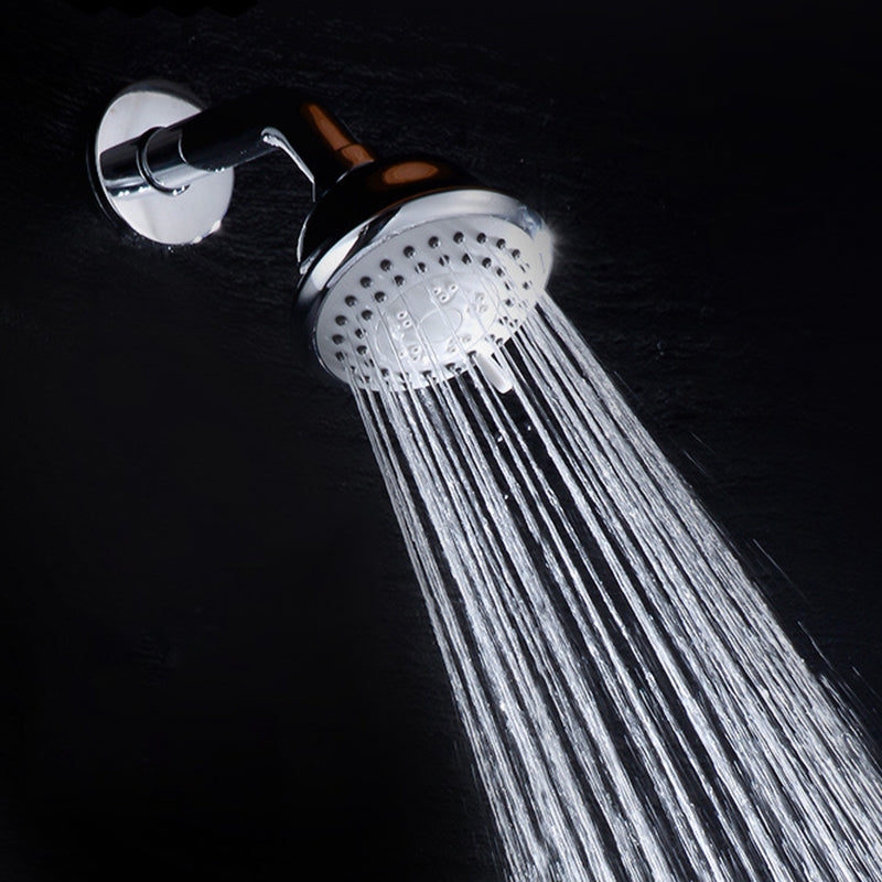 Stornfield | Round shower head made of stainless steel in silver wall-mounted shower head