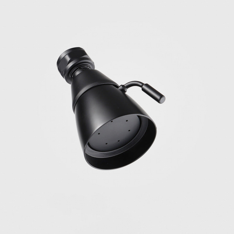 Stornfield | Round shower head made of stainless steel in silver wall-mounted shower head