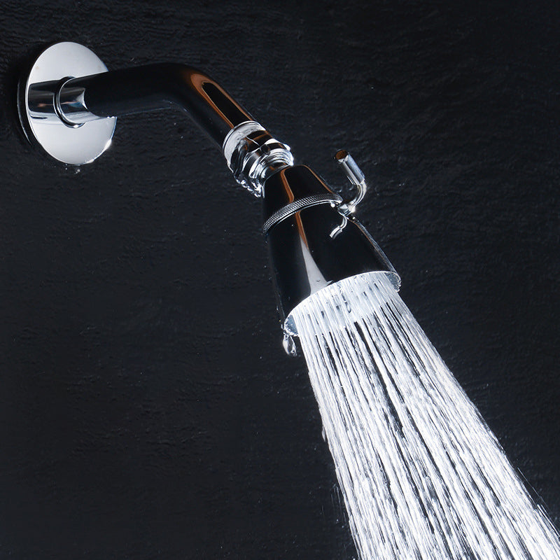 Stornfield | Round shower head made of stainless steel in silver wall-mounted shower head