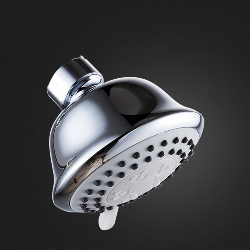 Stornfield | Round shower head made of stainless steel in silver wall-mounted shower head