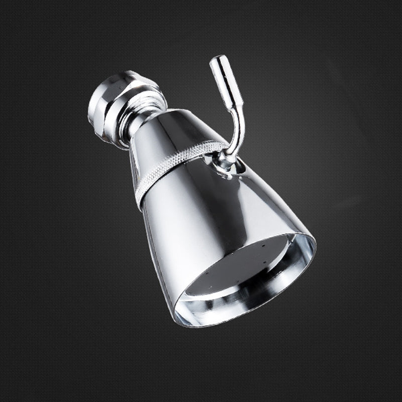Stornfield | Round shower head made of stainless steel in silver wall-mounted shower head