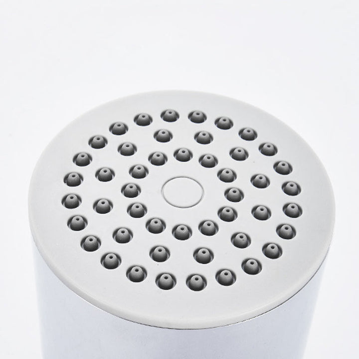 Stornfield | Round shower head made of stainless steel in silver wall-mounted shower head