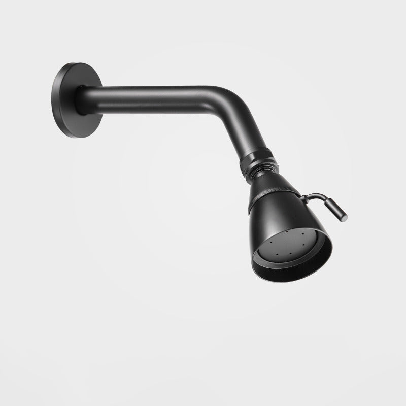 Stornfield | Round shower head made of stainless steel in silver wall-mounted shower head
