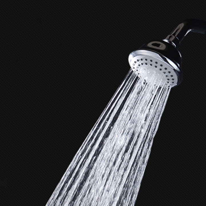 Stornfield | Round shower head made of stainless steel in silver wall-mounted shower head