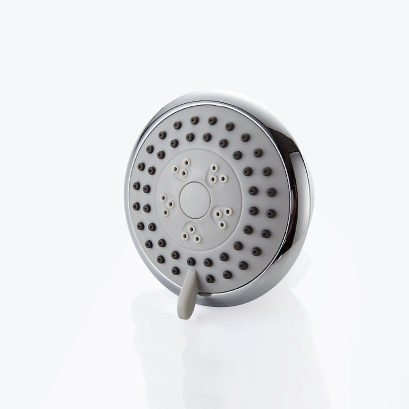 Stornfield | Round shower head made of stainless steel in silver wall-mounted shower head