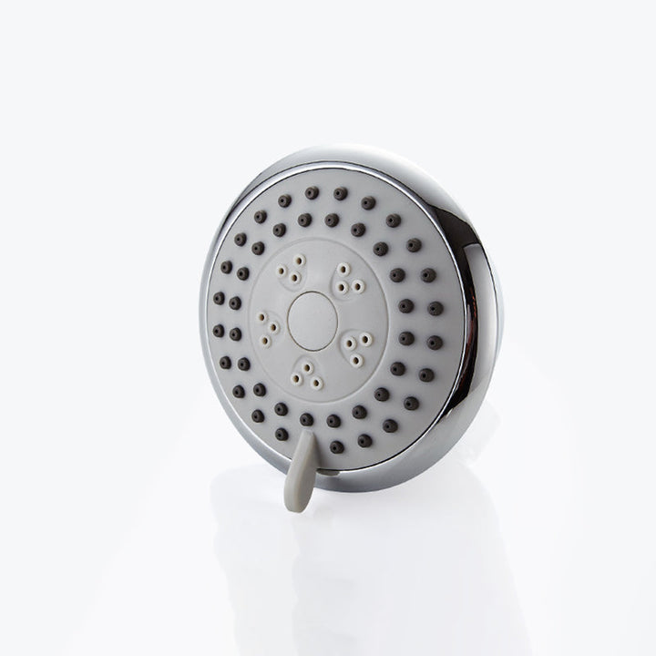 Stornfield | Round shower head made of stainless steel in silver wall-mounted shower head