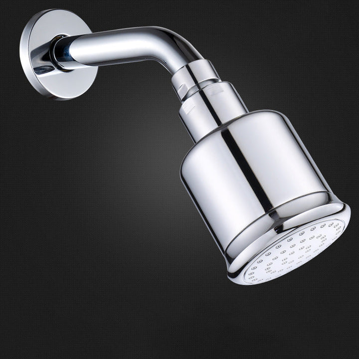 Stornfield | Round shower head made of stainless steel in silver wall-mounted shower head
