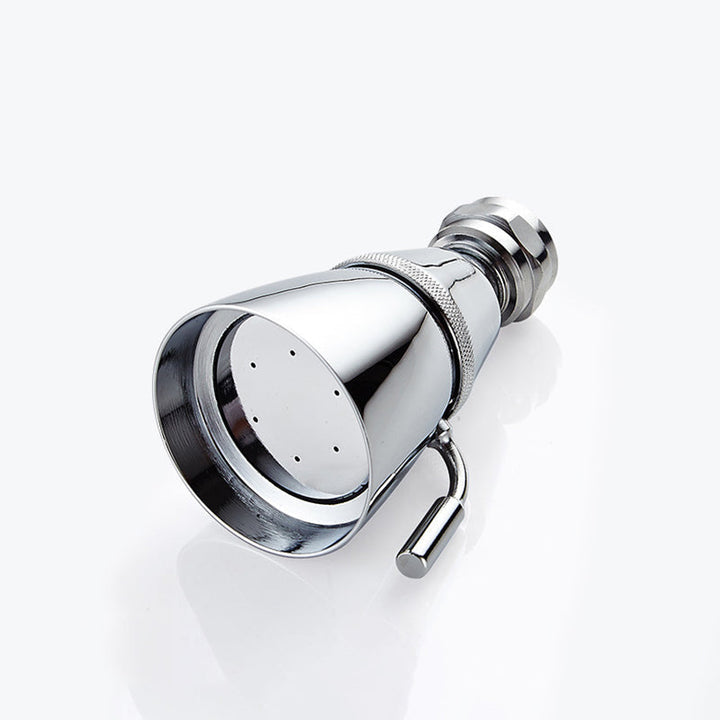 Stornfield | Round shower head made of stainless steel in silver wall-mounted shower head
