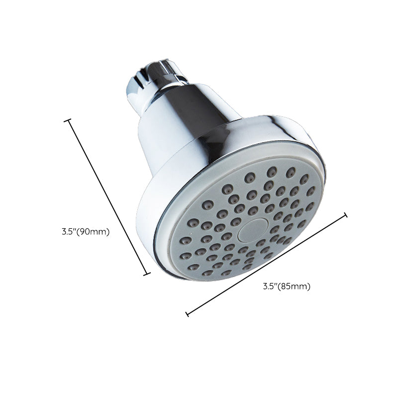 Stornfield | Round shower head made of stainless steel in silver wall-mounted shower head