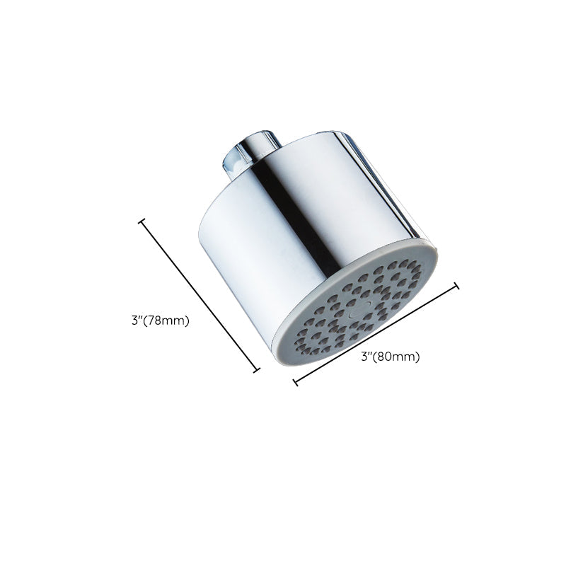 Stornfield | Round shower head made of stainless steel in silver wall-mounted shower head