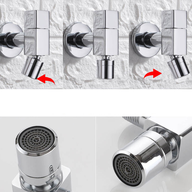 Stornfield | Contemporary Wall Mounted Bathroom Faucet with Knob Handle, Solid Brass, Round Spout