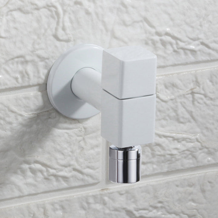 Stornfield | Contemporary Wall Mounted Bathroom Faucet with Knob Handle, Solid Brass, Round Spout