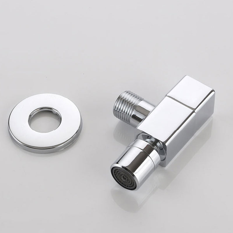 Stornfield | Contemporary Wall Mounted Bathroom Faucet with Knob Handle, Solid Brass, Round Spout