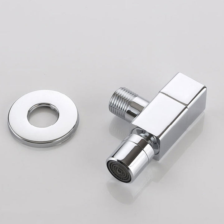 Stornfield | Contemporary Wall Mounted Bathroom Faucet with Knob Handle, Solid Brass, Round Spout