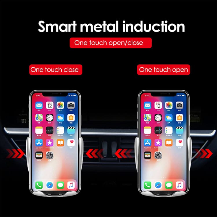 Wireless automatic mobile charger and holder for the car | Stornfield