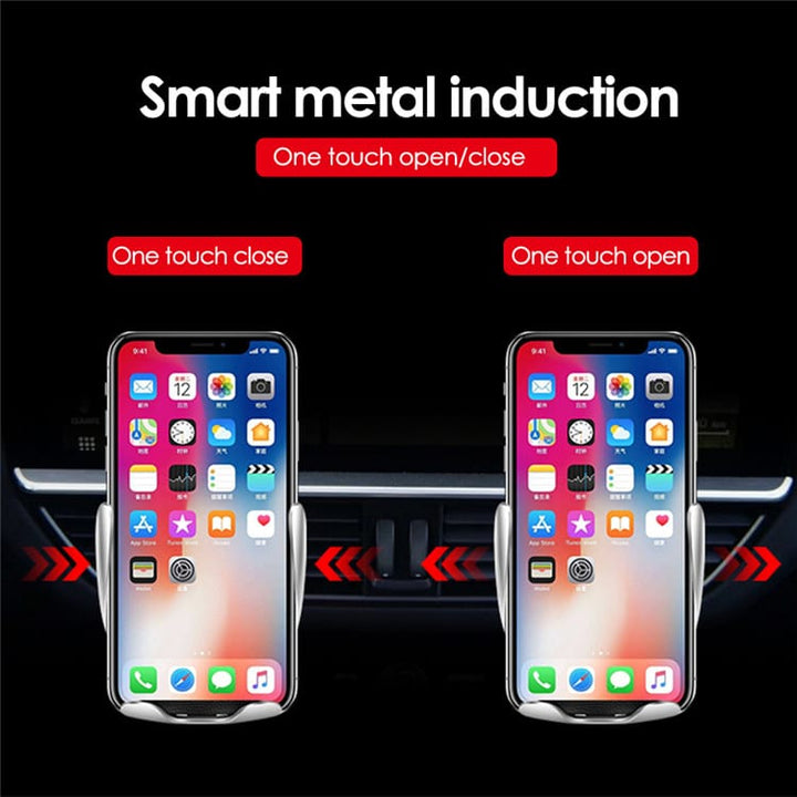 Wireless automatic mobile charger and holder for the car | Stornfield