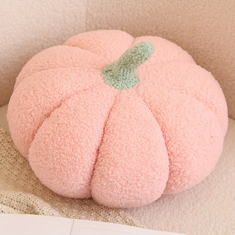 Soft Plush Pumpkin Cushion - Decorative Video Game Plush Toy for Children 0-3 Years, Perfect for Halloween | Stornfield