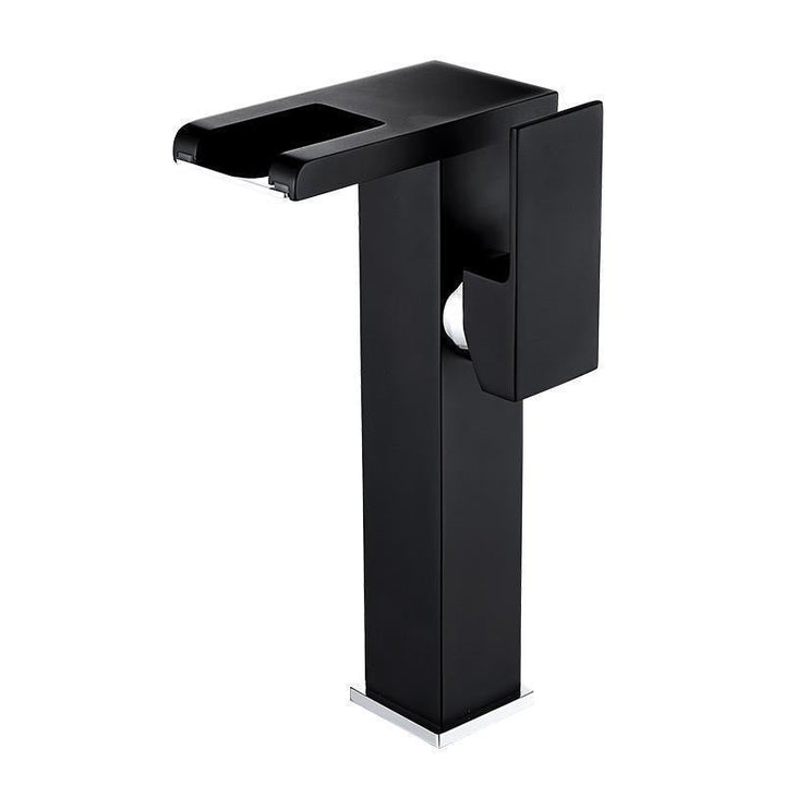 Stornfield | Modern Sink Faucet with Brass Lever Handles LED Waterfall Basin Mixer