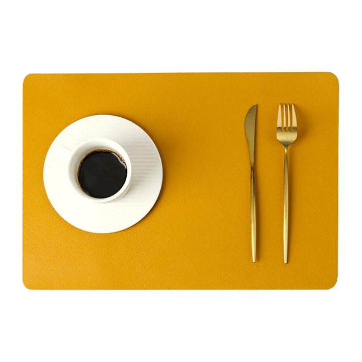 Stornfield | Modern Rectangular Waterproof PU Leather Placemats