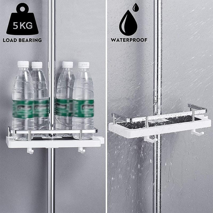 Bathroom Pole Shower Storage Rack Holder | Stornfield