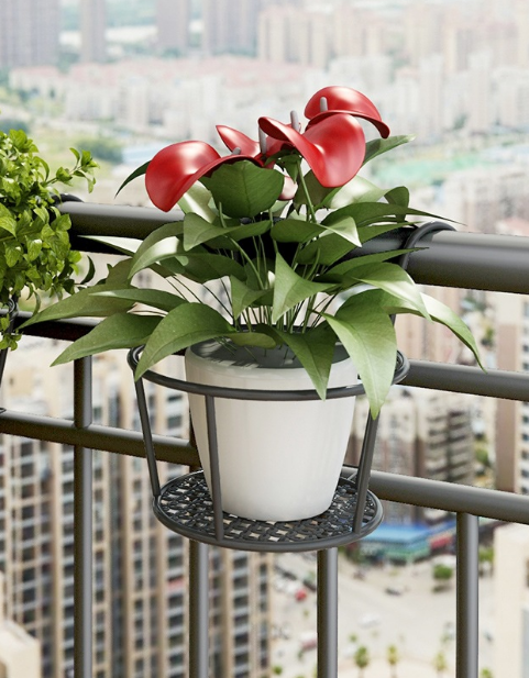 VerdaLift Plant Hanging Shelf — Finally rock-solid support for your balcony dreams | Stornfield
