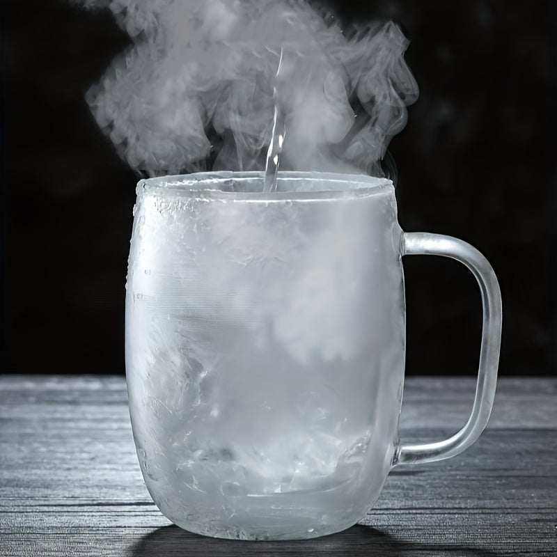 ThermoSip Double-Walled Glass Mug – Borosilicate Glass, Heat Resistant & Elegant | Stornfield