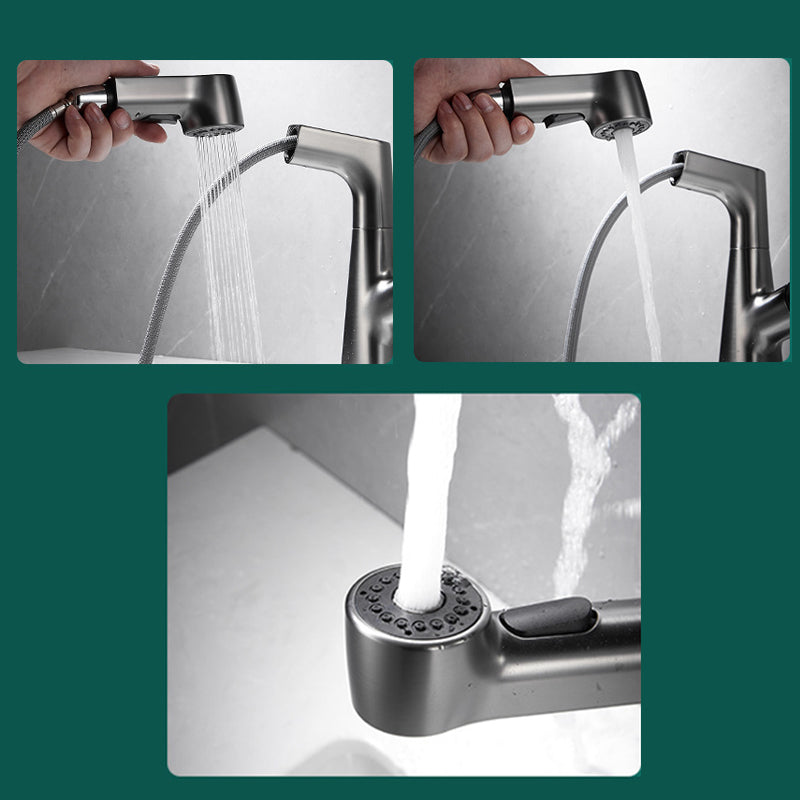 Stornfield | Extendable Vessel Water Tap Modern Sink Faucet with a Lever Handle
