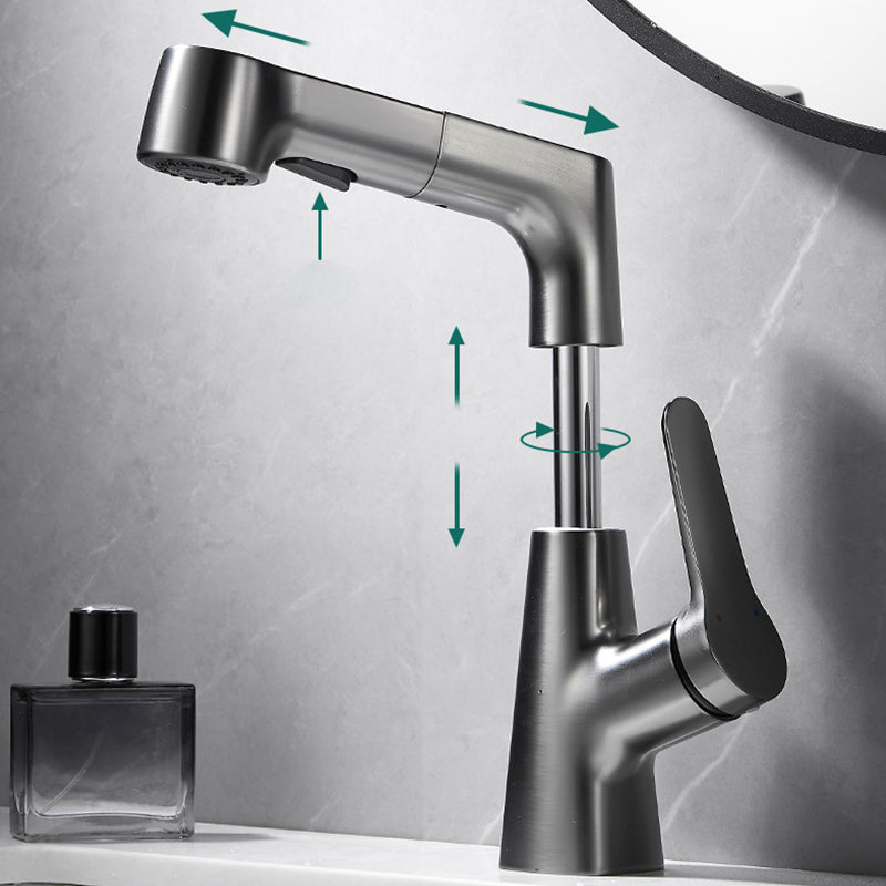 Stornfield | Extendable Vessel Water Tap Modern Sink Faucet with a Lever Handle