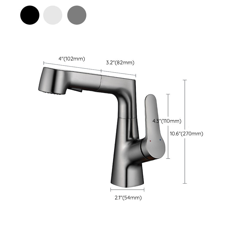 Stornfield | Extendable Vessel Water Tap Modern Sink Faucet with a Lever Handle