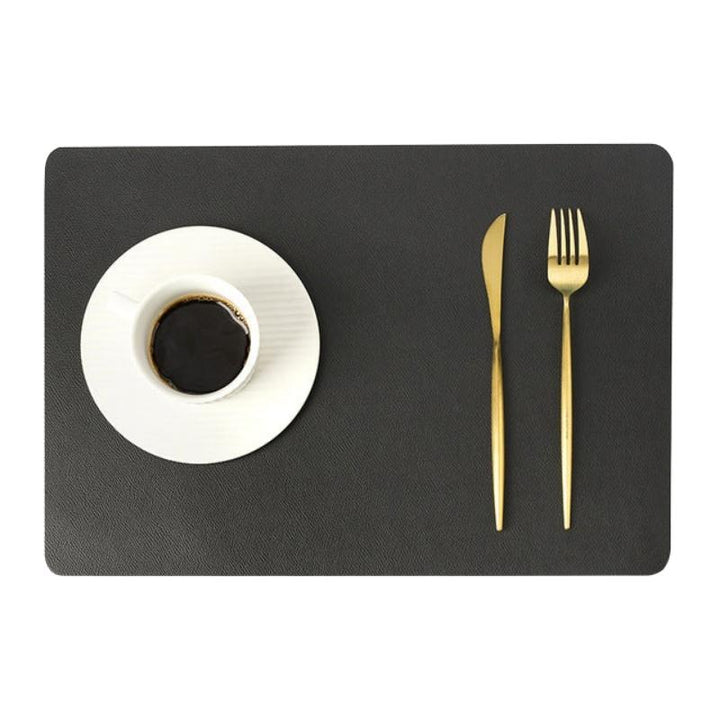 Stornfield | Modern Rectangular Waterproof PU Leather Placemats