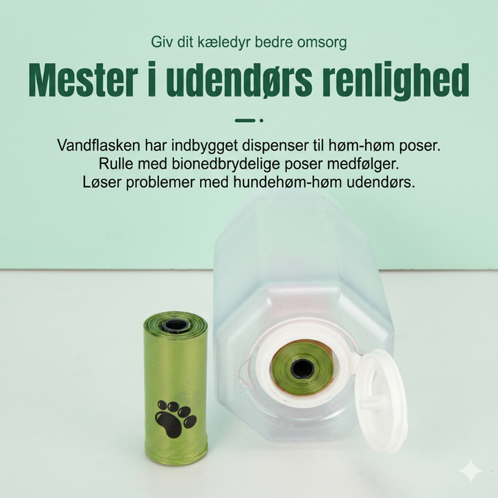 TrailBuddy™ – 3-in-1 Dog Water Bottle with Food Box | Stornfield