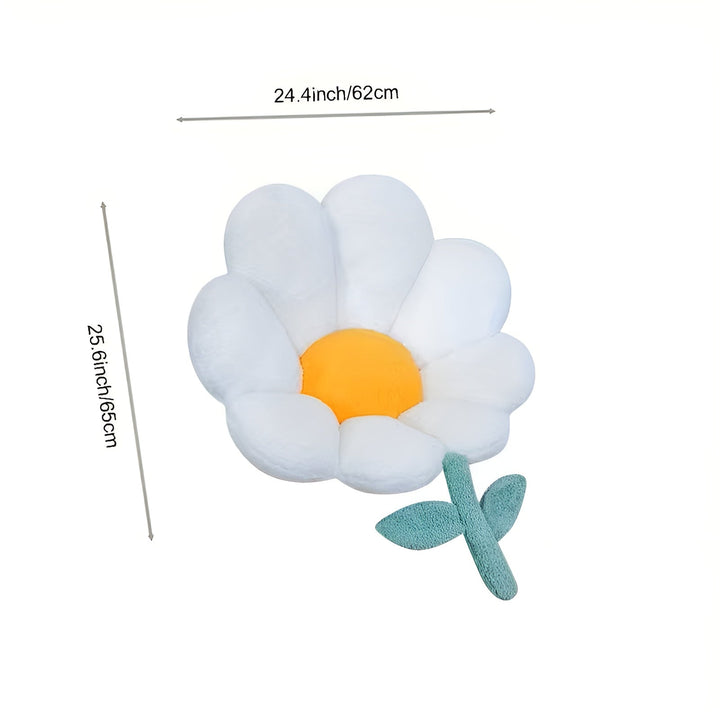 Flower Cushion Seat Cushion – Soft and Cozy | Decorative Floor Cushion for Sofa, Bedroom, and Living Room | Stornfield