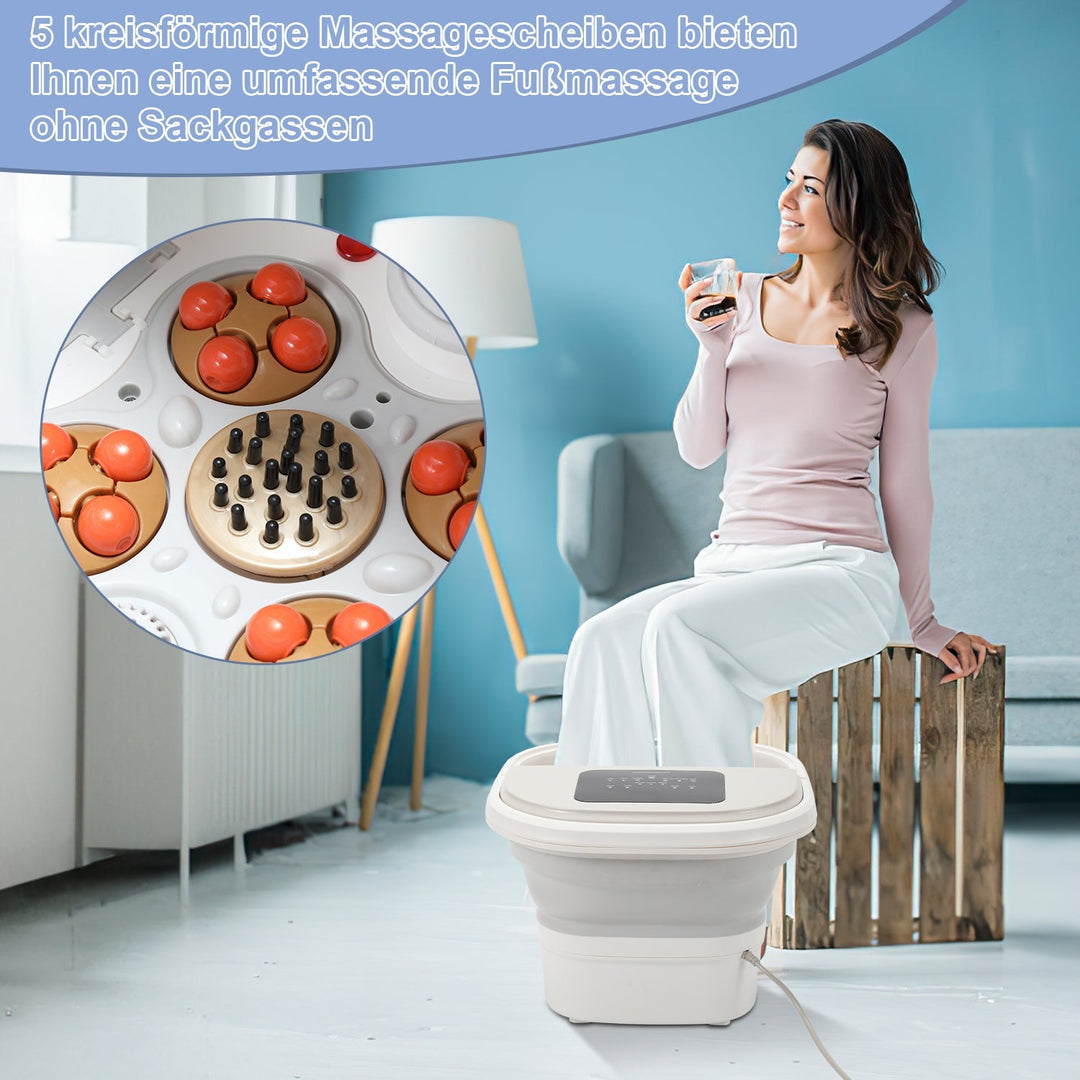 Electric foot massage device heating foldable | Stornfield