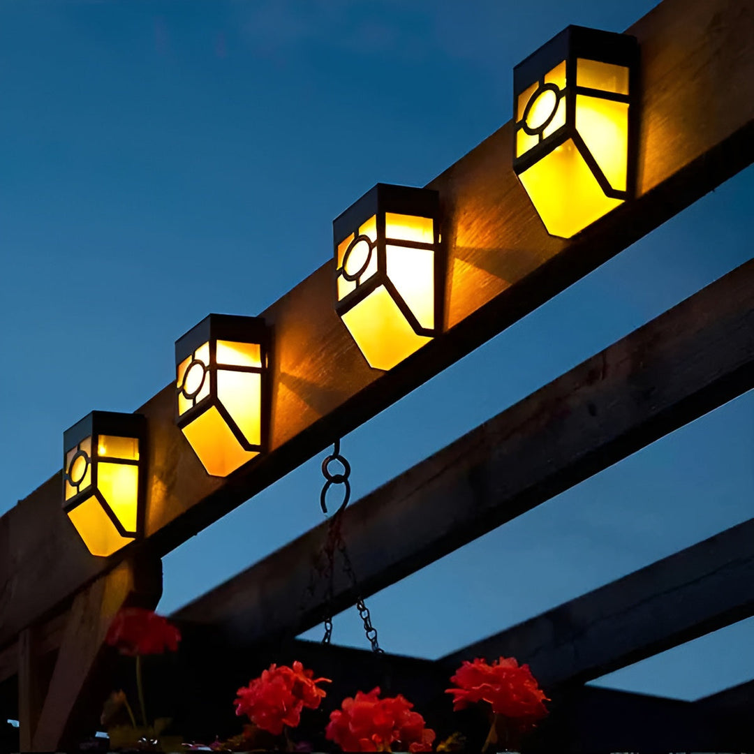 Solar LED Wall Light – Energy Saving and Weatherproof | 2-Pack for Outdoor Use | Stornfield